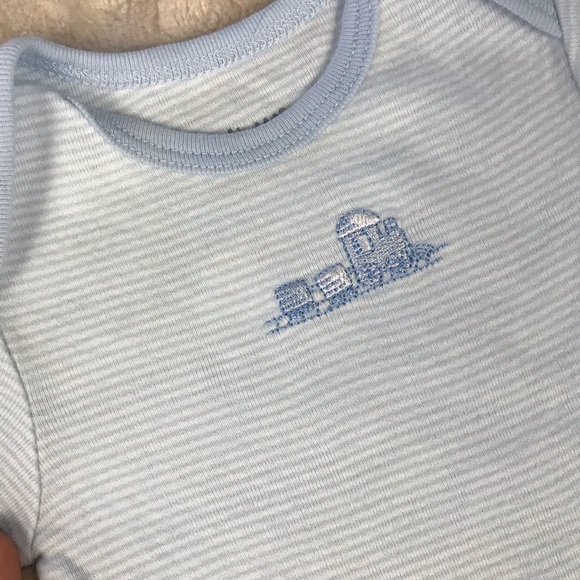 Quiltex & Little Me Baby Boy Bundle Sleeper FLAWS - Picture 6 of 8